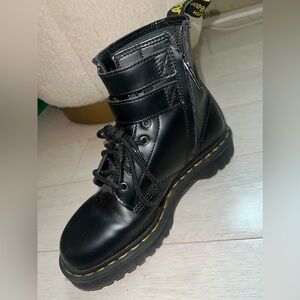 Dr Martins Black Combat Boots